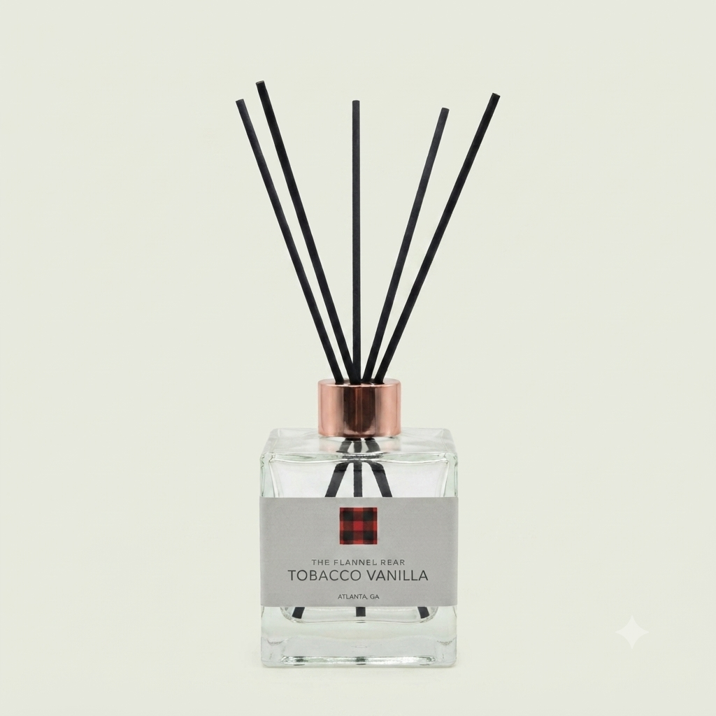 RD Tobacco Vanilla Tobacco Vanilla Luxury Reed Diffuser | Artisan Hand-Crafted Home Fragrance - Image 1