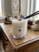 Smoked Vanilla Artisan Candle Wood Wick - Image 2