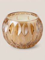 Tobacco Vanilla Amber Glass Artisan Candle